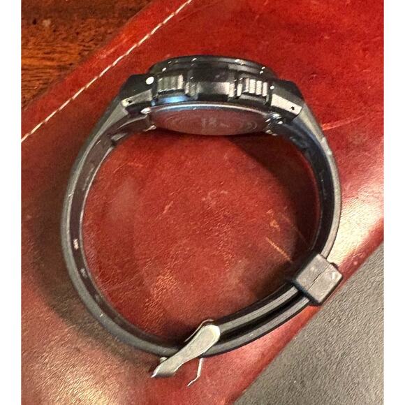 Unisex 40mm Black Poly Armitron Pro Sports Watch, WR to 100M - Picture 3 of 3